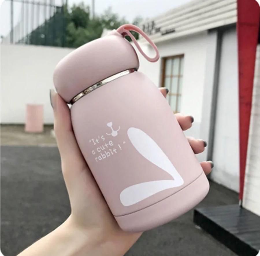 بوتل حراري مخملي الملمس حافظ للحرارة