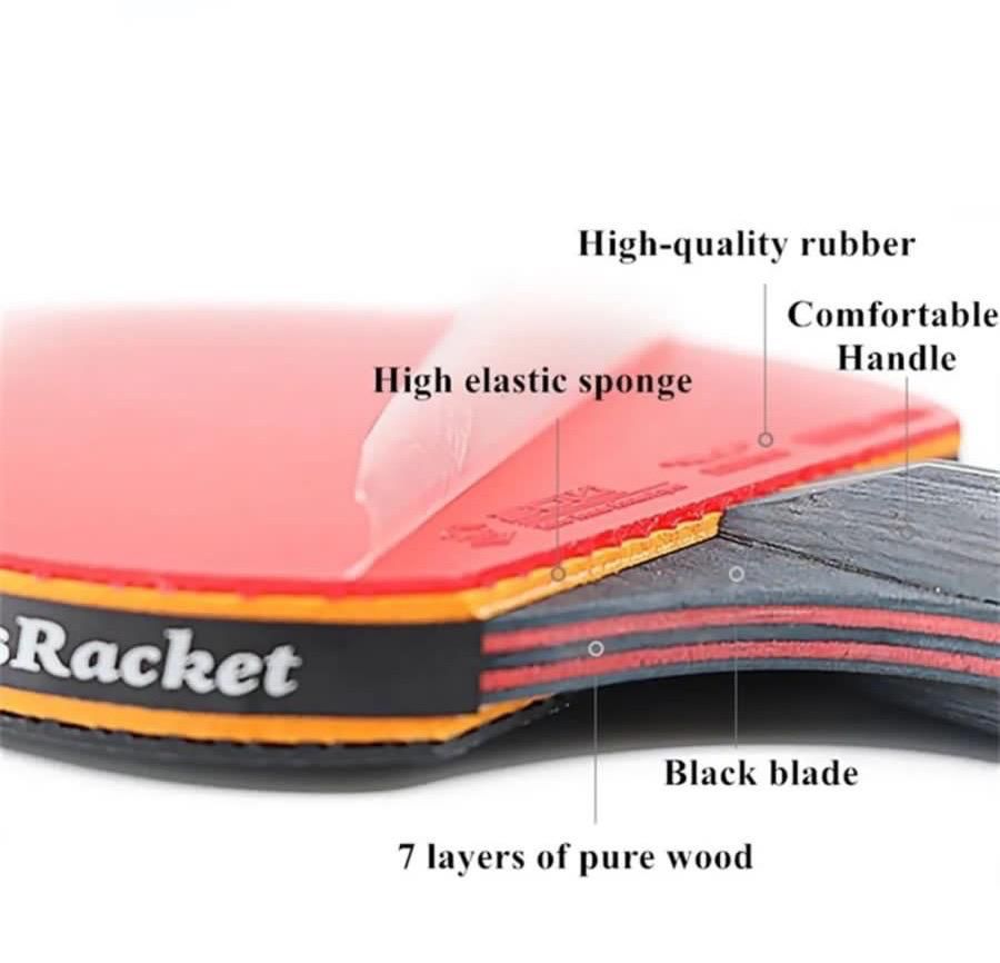 ماركه ليجر طقم مضرب وكرة لتنس الطاولة زوجي